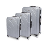 Nicce Brussels Silver Hard Suitcase Nicce Brussels Silver Hard Suitcase